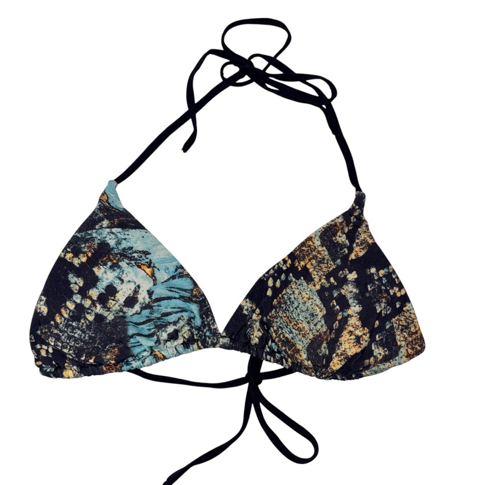 Corpo Bonito snake print Stylish Multicolor Bikini Top size Small